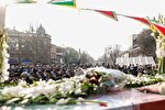 مراسم تشییع جنازه و تدفین شهدای اقتدار ایران